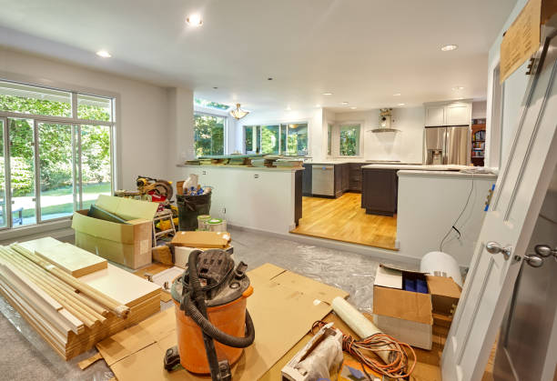 Professional Kitchen Island Installation technician working in Wyoming, PA